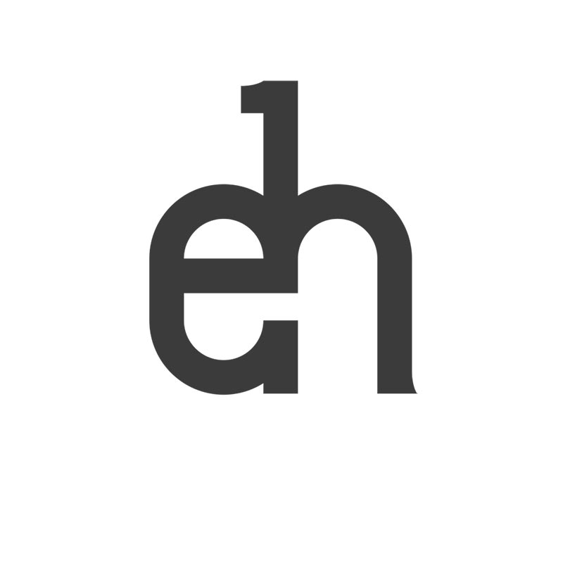 H create. Edu Hub logo. Ligature Programming.